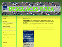 Tablet Screenshot of desguacesroza.com